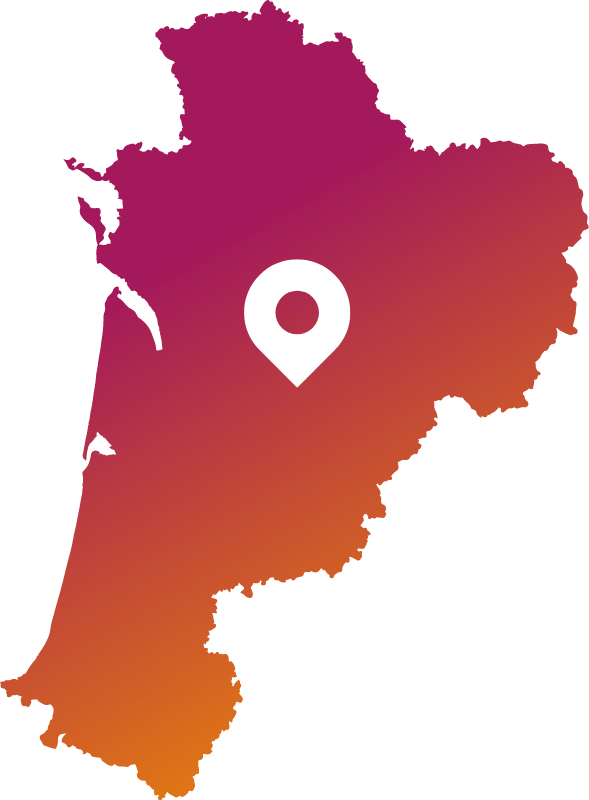 carte nouvelle aquitaine